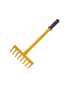 GARDEN RAKE-8 TEETH