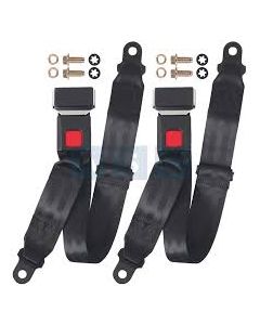 PLASTIC BUCKLE BELT PAIR 2 INCH